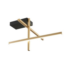 Стельовий світильник CZARNO-Золото/BLACK-GOLD 22008C3-BK/GD EDGE LAMPA