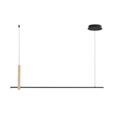 Підвісний світильник Чорний CLAUD LAMPA 22806M-WOOD BLACK