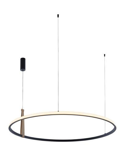 Підвісний світильник Чорний 22808-WOOD CLAUD LAMPA
