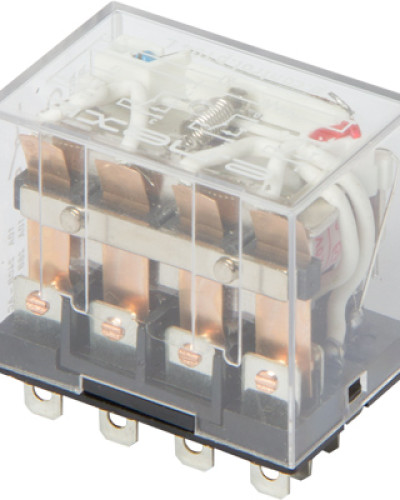 Реле проміжне e.control.p1046L з Led індикацією 10А, 4 групи контактів, котушка 230В АC