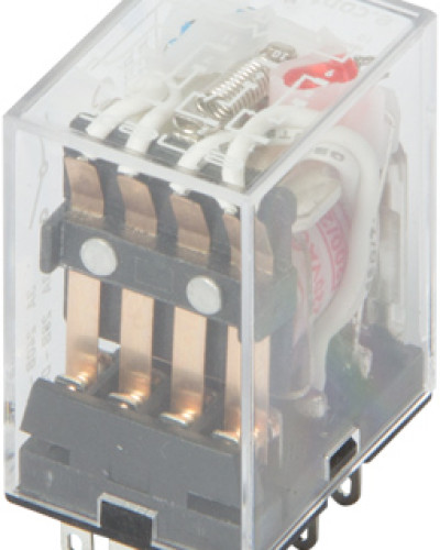 Реле проміжне e.control.p346L з Led індикацією 3А, 4 групи контактів, котушка 230В АC