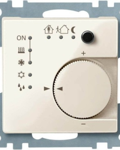Терморегулятор с 4-кнопочным интерфейсом, бежевый, KNX, Schneider Electric MTN616744