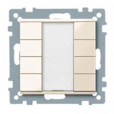 4 кнопочный выключатель PLUS, бежевый, KNX, Merten, Schneider Electric MTN617444