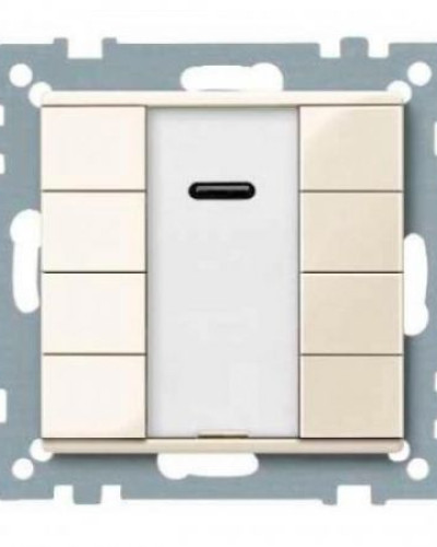 4 кнопочный выключатель PLUS с ИК-приемником, бежевый, KNX, Merten, Schneider Electric MTN617544