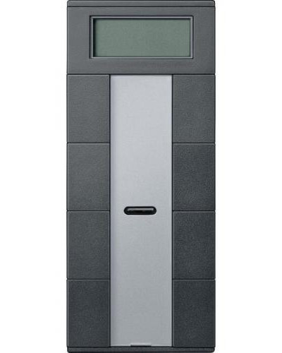 4 кнопочный выключатель PLUS с терморегулятором, антрацит, 
KNX, Merten Schneider Electric MTN6214-0414