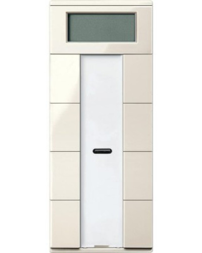 4-кнопочный выключатель PLUS с терморегулятором, бежевый, Merten, System M Schneider Electric MTN6214-0325