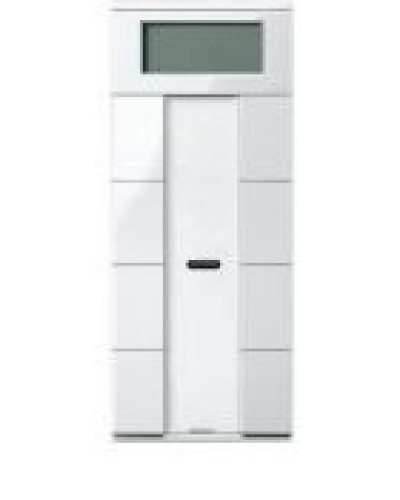 4-кнопочный выключатель PLUS с терморегулятором, полярно-белый, System M, Merten? Schneider Electric MTN6214-0319