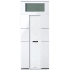 4-кнопочный выключатель PLUS с терморегулятором, активно белый, System M, Merten, Schneider Electric MTN6214-0325