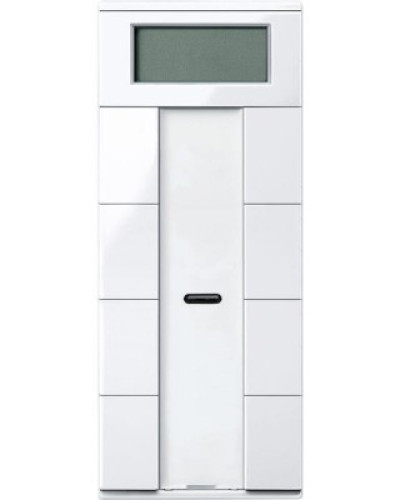 4-кнопочный выключатель PLUS с терморегулятором, активно белый, System M, Merten, Schneider Electric MTN6214-0325