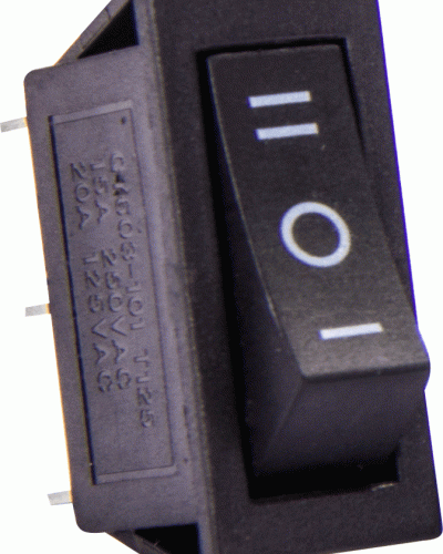 Перемикач клавішний e.switch.key.05, 3 pin, 1-0-2