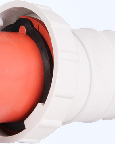 Силова вилка переносна e.plug.pro.4.63, 4п., 380В, IP 67, 63А (034)