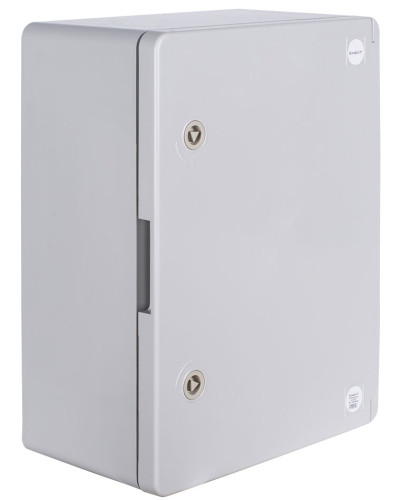 Корпус з ABS-пластику e.plbox.pro.p.40.30.21 з непрозорими дверцятами 400x300x210мм ІР65