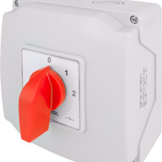 Пакетний перемикач LK63/4.322-ОВ/45 в корпусі, 0-1-2, 63А, IP44