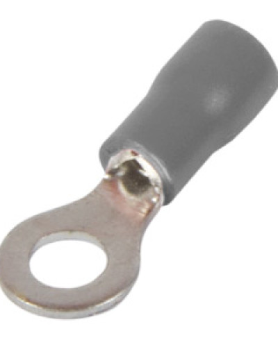 Ізольований наконечник e.terminal.stand.rv1.1,25.4.grey 0.5-1.5 кв.мм, сірий, 100шт