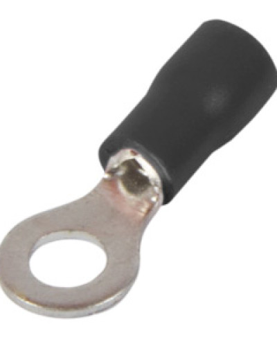 Ізольований наконечник e.terminal.stand.rv1.1,25.6.black 0.5-1.5 кв.мм, чорний, 100шт
