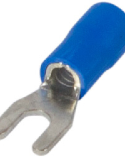 Ізольований наконечник вилковий e.terminal.stand.sv.1,25.3,2.blue 0.5-1.5 кв.мм, синій, 100шт
