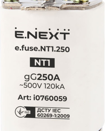 Запобіжник плавкий e.fuse.NT1.250, габарит 1, 250А