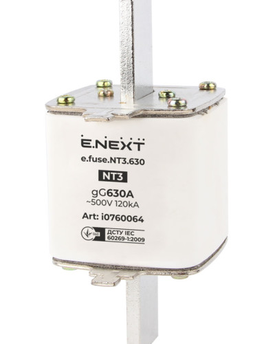 Запобіжник плавкий e.fuse.NT3.630, габарит 3, 630А