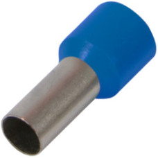 Ізольований наконечник втулковий e.terminal.stand.e0508.blue 0.5 кв.мм, синій, 100шт