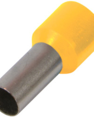 Ізольований наконечник втулковий e.terminal.stand.e1008.yellow 1,0 кв.мм, жовтий, 100шт