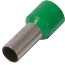 Ізольований наконечник втулковий e.terminal.stand.e1008.green 1,0 кв.мм, зелений, 100шт