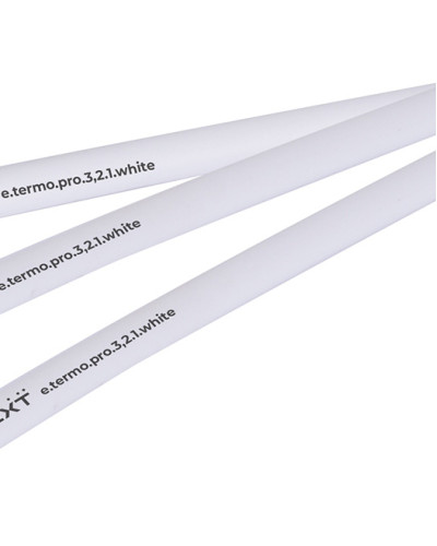 Термоусаджувальна трубка з клейовим шаром e.termo.pro.3,2.1.white, 3,2/1, 1м, біла