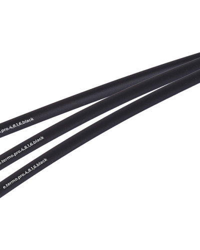 Термоусаджувальна трубка з клейовим шаром e.termo.pro.4,8.1,6.black, 4,8/1,6, 1м, чорна