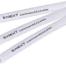 Термоусаджувальна трубка з клейовим шаром e.termo.pro.9,5.3,2.white, 9,5/3,2, 1м, біла