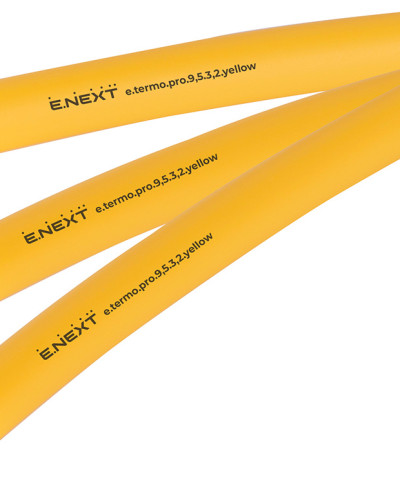 Термоусаджувальна трубка з клейовим шаром e.termo.pro.9,5.3,2.yellow, 9,5/3,2, 1м, жовта