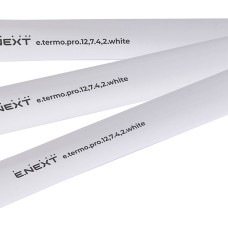 Термоусаджувальна трубка з клейовим шаром e.termo.pro.12,7.4,2.white, 12,7/4,2, 1м, біла
