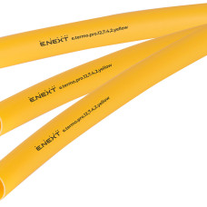Термоусаджувальна трубка з клейовим шаром e.termo.pro.12,7.4,2.yellow, 12,7/4,2, 1м, жовта