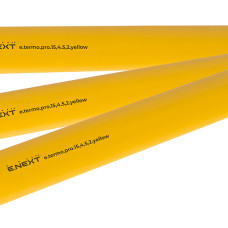 Термоусаджувальна трубка з клейовим шаром e.termo.pro.15,4.5,2.yellow, 15,4/5,2, 1м, жовта