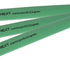 Термоусаджувальна трубка з клейовим шаром e.termo.pro.19,1.6,3.green, 19,1/6,3, 1м, зелена