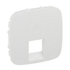 Лицьова панель розетки RJ11 / RJ45 Білий, Valena ALLURE