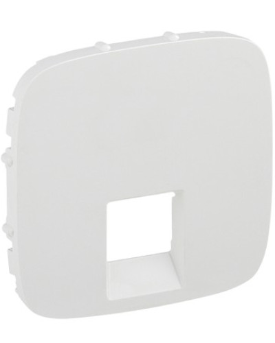 Лицевая панель розетки rj11 / rj45 белый valena allure