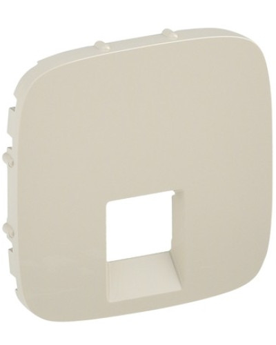 Лицевая панель розетки rj11 / rj45 слоноваяяя кость valena allure