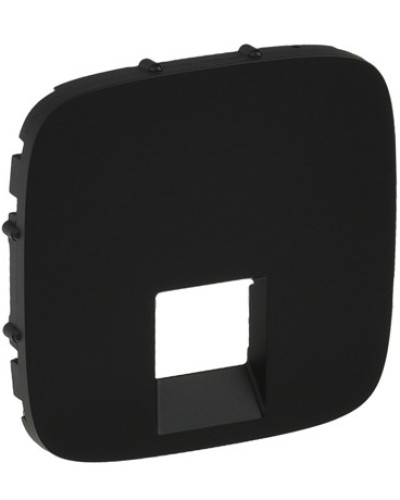 Лицевая панель розетки rj11 / rj45 антрацит valena allure