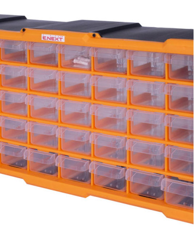 Органайзер пластиковий, e.toolbox.pro.23, 22" 40-секційний 497х157х250мм