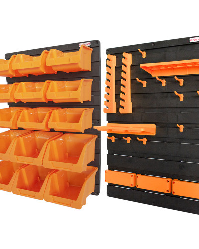 Органайзер для інструментів настінний,e.toolbox.pro.26, 35 елементів 825х210х585мм