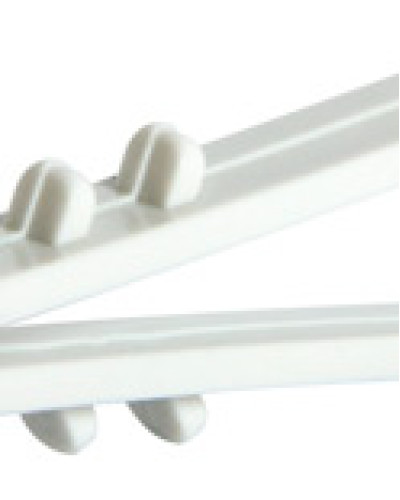 Дюбель - ялинка 10 mm  для круглого проводу e.metiz.dowel.fir.10,  100 шт.
