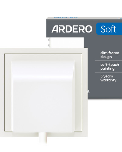 Вывод кабеля Ardero ER161C-W Soft белый