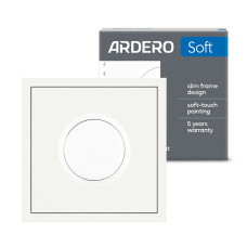Светорегулятор поворотный Ardero EV111D-W Soft 5-100W белый