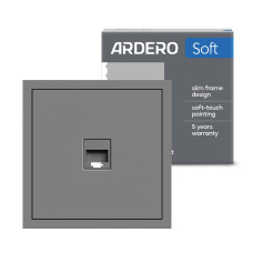 Розетка компьютерная Ardero ER151PC-G Soft серая