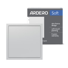 Выключатель 1-клавишный Ardero EV111V-S Soft 10А серебряный