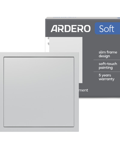 Выключатель 1-клавишный проходной Ardero EV121-S Soft 10А серебряный