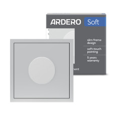 Светорегулятор поворотный Ardero EV111D-S Soft 5-100W серебряный