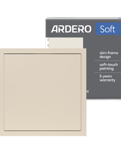 Выключатель 1-клавишный проходной Ardero EV121-C Soft 10А шампань