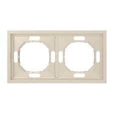 Рамка 2-местная Ardero EF102-C Soft шампань