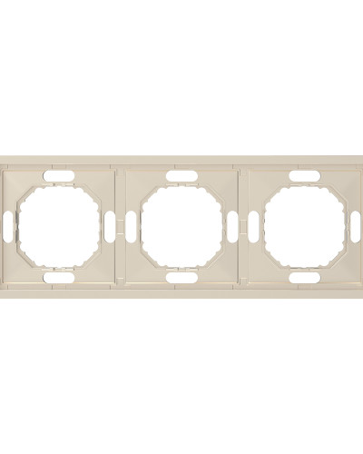 Рамка 3-местная Ardero EF103-C Soft шампань