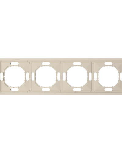 Рамка 4-местная Ardero EF104-C Soft шампань